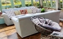 Photo of free Two sofas- M&S two and three seater sofas (East Barkwith LN8) #2