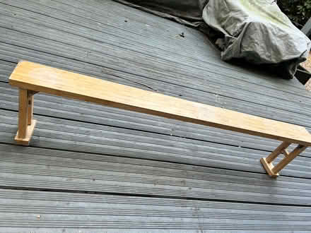 Photo of free Long wooden shelf (East dulwich) #2