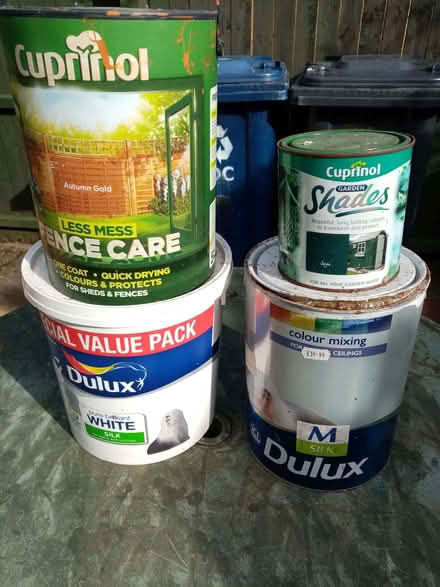 Photo of free Paint -part used tins x 4 (Godmanchester PE29) #2
