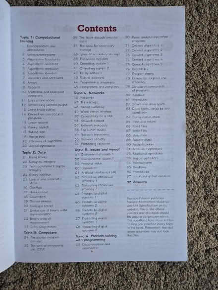 Photo of free Pearson GCSE (9-1) Computer Science Revision Guide (Handforth SK9) #3