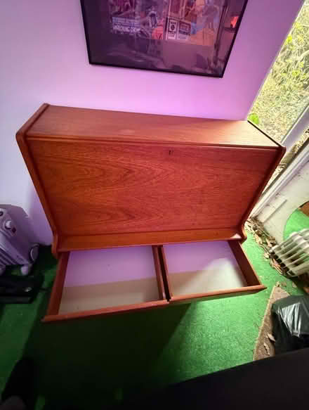 Photo of free Remploy mid century teak bureau (Weybridge KT13) #3