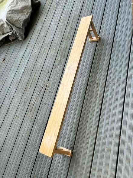 Photo of free Long wooden shelf (East dulwich) #1