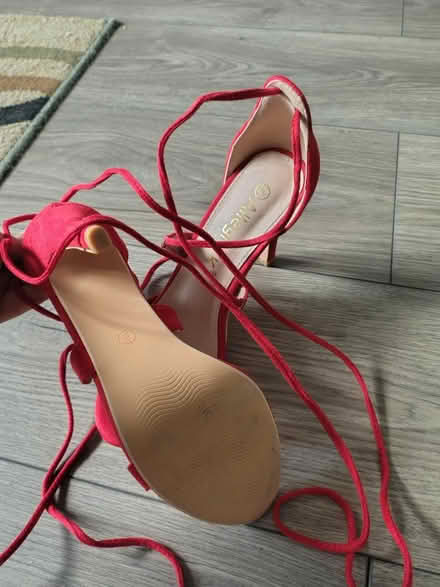 Photo of free Red Allegra K high heels sandals (Adamsdown CF24) #4