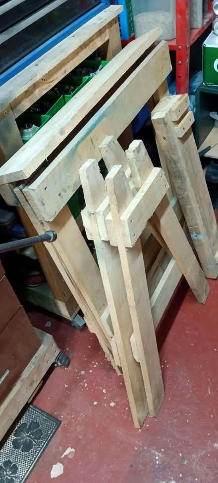 Photo of free pair of diy saw horses ST£ (Star yard ST3) #2