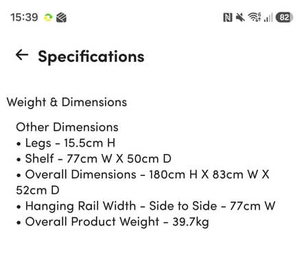 Photo of free Wardrobe (Bournville) #4