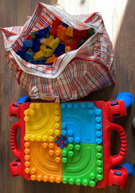 Photo of free Megablox Table & Bricks (Putnoe MK41) #1