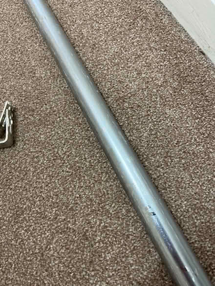 Photo of free Metal curtail pole with tiebacks (Bath BA2 near Bath City Farm) #3