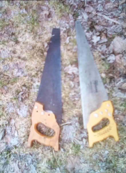Photo of free Wood saws (Elm st Greenfield MA) #1