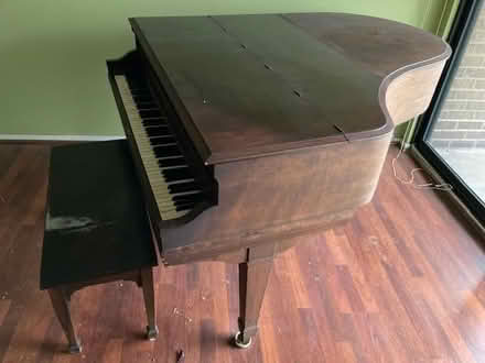 Photo of free baby grand piano (Cedar Ln & Gallows Rd) #1