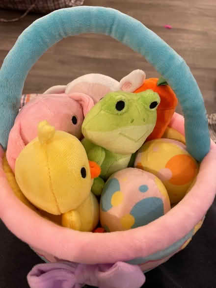 Photo of free Easter basket with sort toys. (Wandsworth SW18) #1
