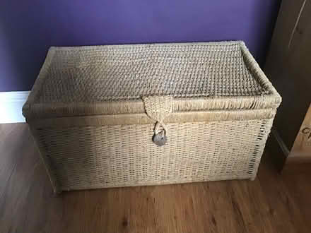 Photo of free Wicker Storage Box (Barnard's Green WR14) #1