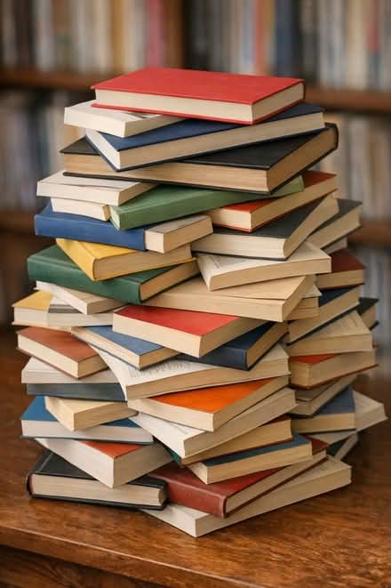 Photo of Piles of unwanted books (Ashington RH20) #1