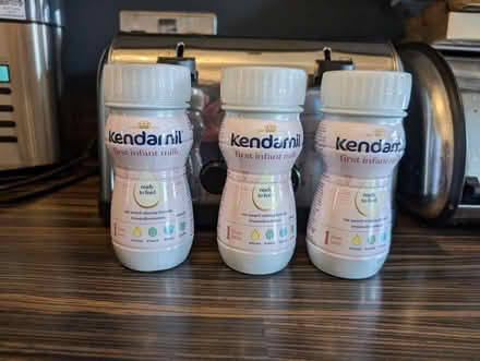 Photo of free 3 bottles of premade baby formula- short date (Bowerham LA1) #1