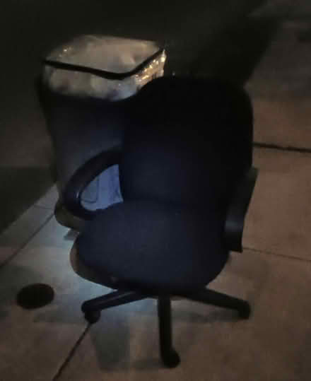 Photo of free Office Desk Chair (black) (Yeadon) #1