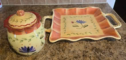 Photo of free Platter and jar (Sunnyvale) #2
