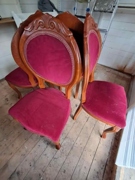 Photo of free 4 Upholstered DIning Chairs (Streatham SW16) #4