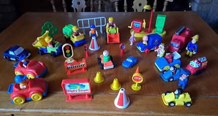 Photo of free Miscellaneous collection of toy cars, figures and accessorie (Yaxley) #1