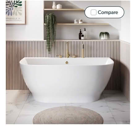 Photo of SHORT freestanding bath (Bramley LS13) #1