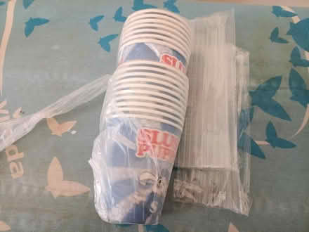 Photo of free Slush Puppy paper cups and straws (HR6 Shobdon) #1