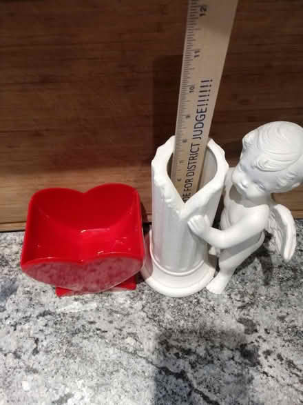 Photo of free Angel & heart flower holders (Harrisville) #2