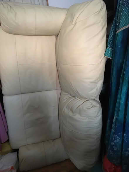 Photo of free 3 Seater leather sofa bed (Barkingside) #1