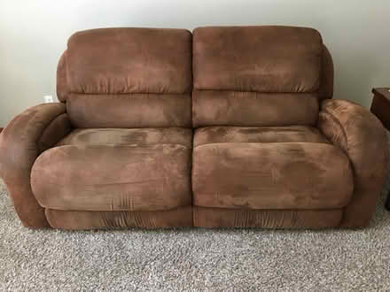 Photo of free Loveseat & Media Cabinet (Central Point) #1