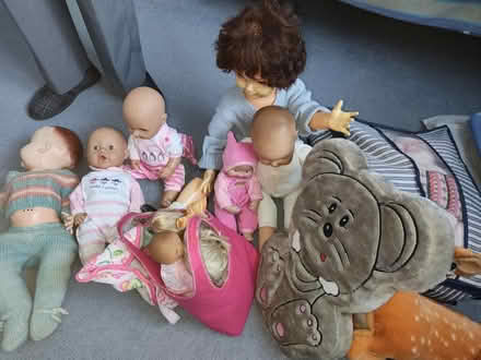 Photo of free Assorted dolls and clothing (Carterton OX18) #1