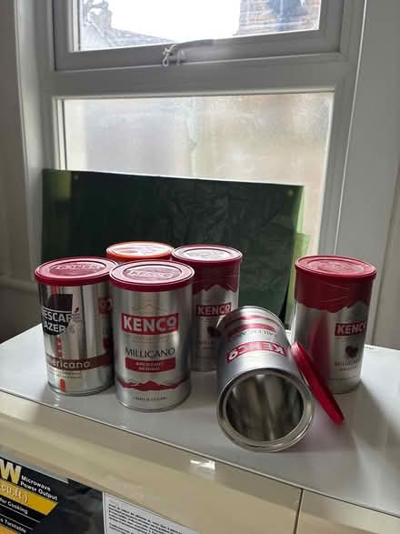 Photo of free Clean tins for storage (Tottenham, off Philip Lane N17) #1