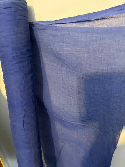 Photo of free Bolt of blue lightweight fabric (Wokingham RG41) #2