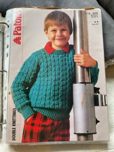 Photo of free Folder of Retro Knitting Patterns (Crystal Palace SE19) #2