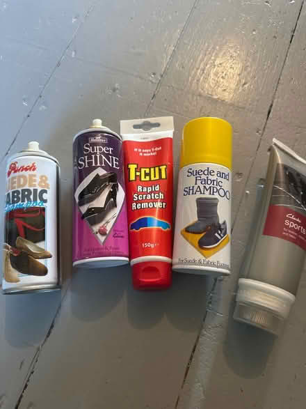 Photo of free Partly used shoe care products (Clapham, Bedford) #1