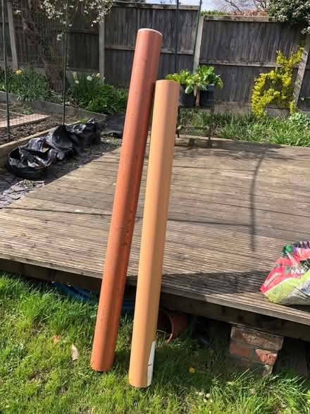 Photo of free 110mm waste pipes - 5’ & 4.5’ long (Chirk Bank) #1