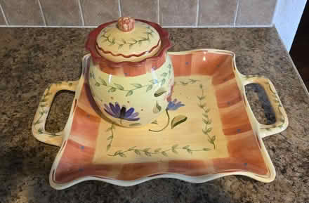 Photo of free Platter and jar (Sunnyvale) #1