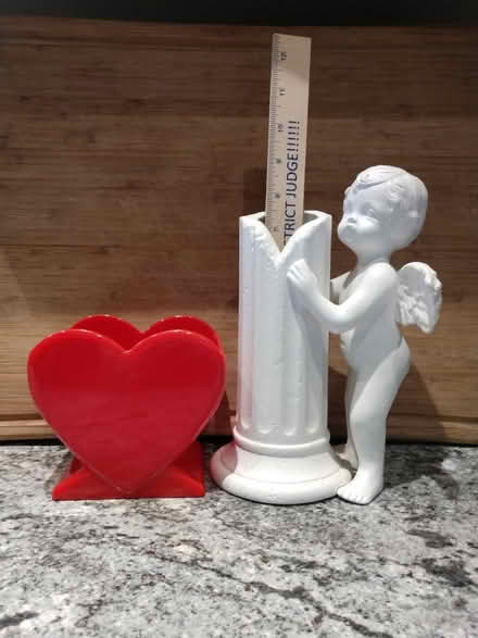 Photo of free Angel & heart flower holders (Harrisville) #1