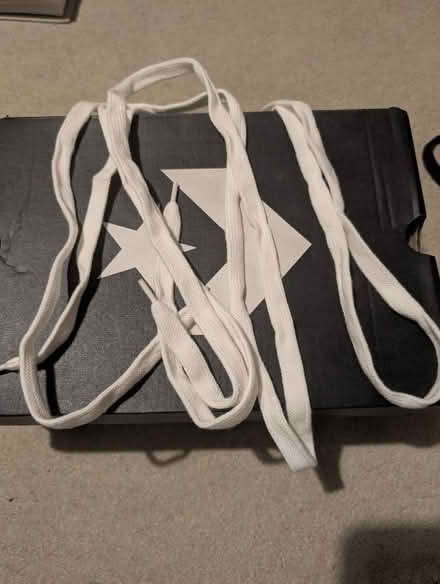 Photo of free Converse thick white laces (Cranham Gate GL3) #1