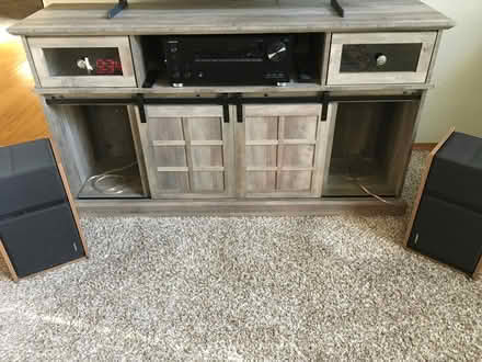 Photo of free Loveseat & Media Cabinet (Central Point) #4