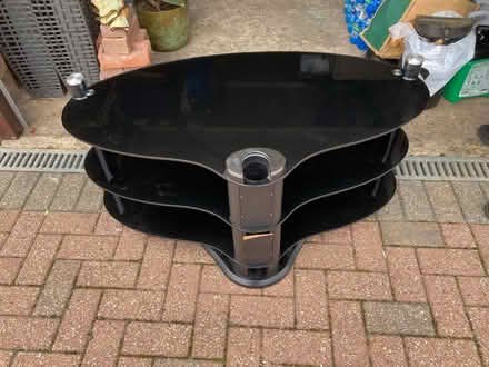 Photo of free Glass tv stand (Corringham SS17) #1
