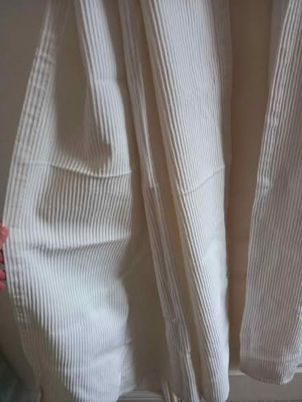 Photo of free Pair of white curtains (Market Deeping) #3