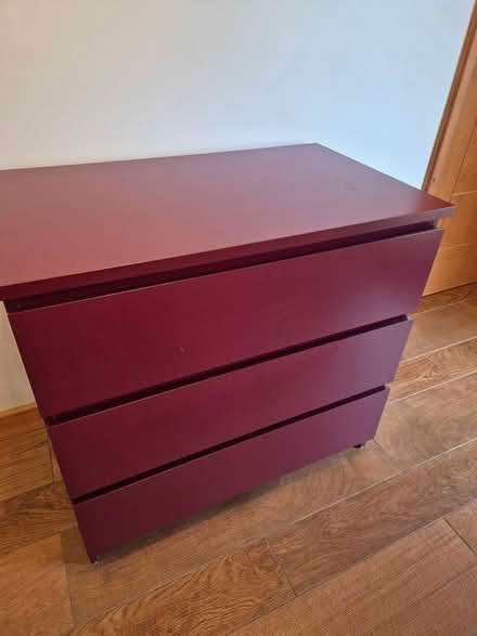 Photo of free Ikea Malm 3 drawer unit (Wrestlingworth) #1