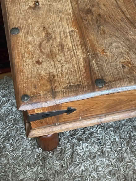 Photo of free Large wooden coffee table (Palmers Green N13) #2