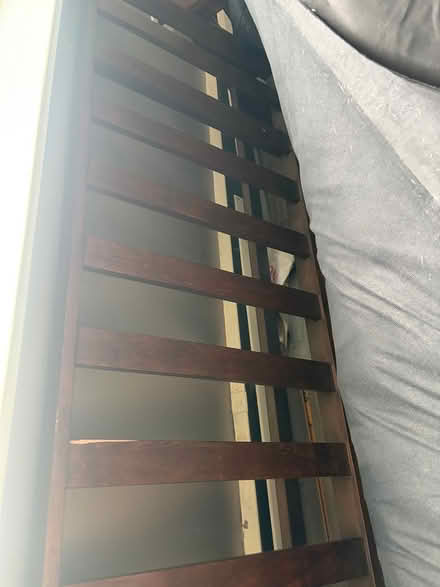 Photo of free Wooden futon (Burlington MA) #2