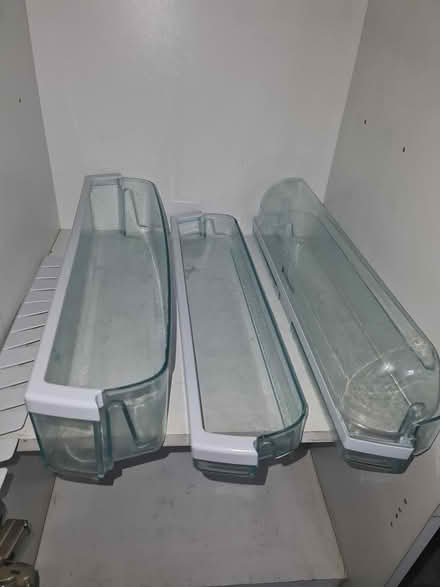 Photo of free Fridge-freezer drawers & shelves (Dalston E8) #1