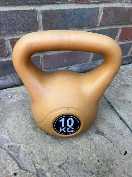 Photo of free 10kg kettlebell (slight crack) (Purbrook) #1