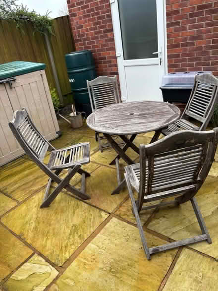 Photo of free Garden furniture ( table and four chairs) (Garstang PR3) #1