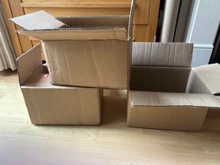 Photo of free 3 cardboard boxes (Chiswick W4 near High Road) #1
