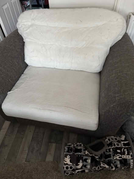 Photo of free Grey Cuddle Chair and 2 Seater Sofa (Ardler DD2) #2