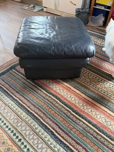 Photo of free Leather Footstool (Ridgmont) #2