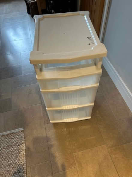 Photo of free 3 draw plastic cabinet (Didcot OX11) #1