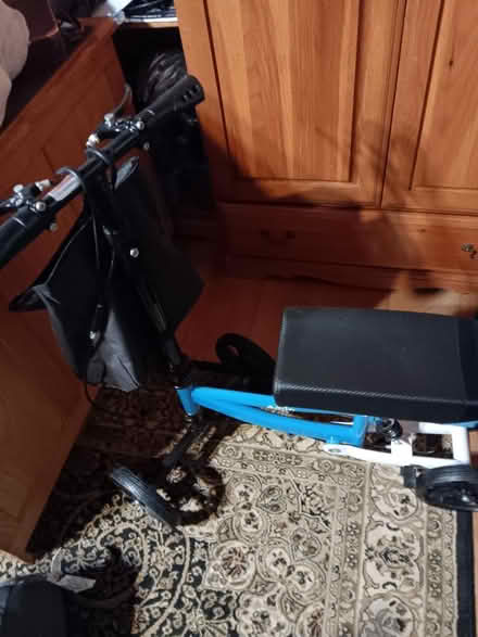 Photo of free Knee scooter and crutches (Lawrence and 101) #2