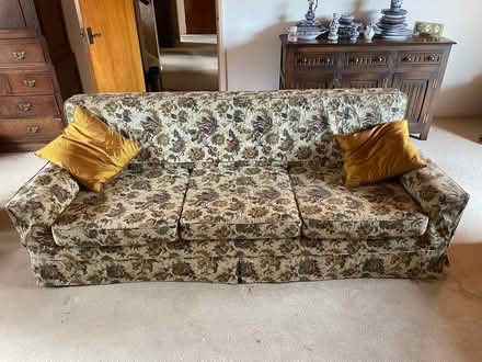 Photo of free large 3 seater sofa and large chair (Cookham Dean SL6) #1